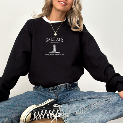 Salt Air Beach Club Embroidered Sweatshirt