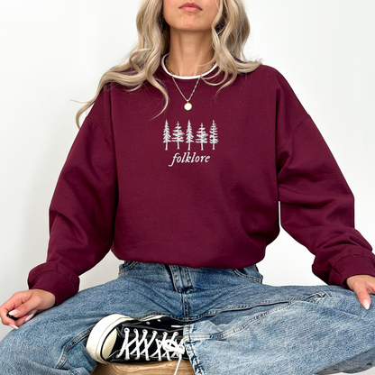 Folklore Embroidered Sweatshirt