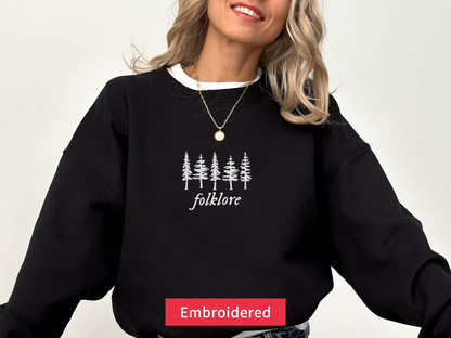 Folklore Embroidered Sweatshirt