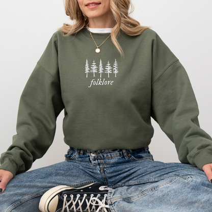 Folklore Embroidered Sweatshirt