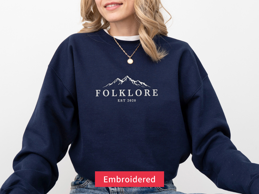 Folklore Embroidered Sweatshirt