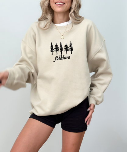 Folklore Embroidered Sweatshirt