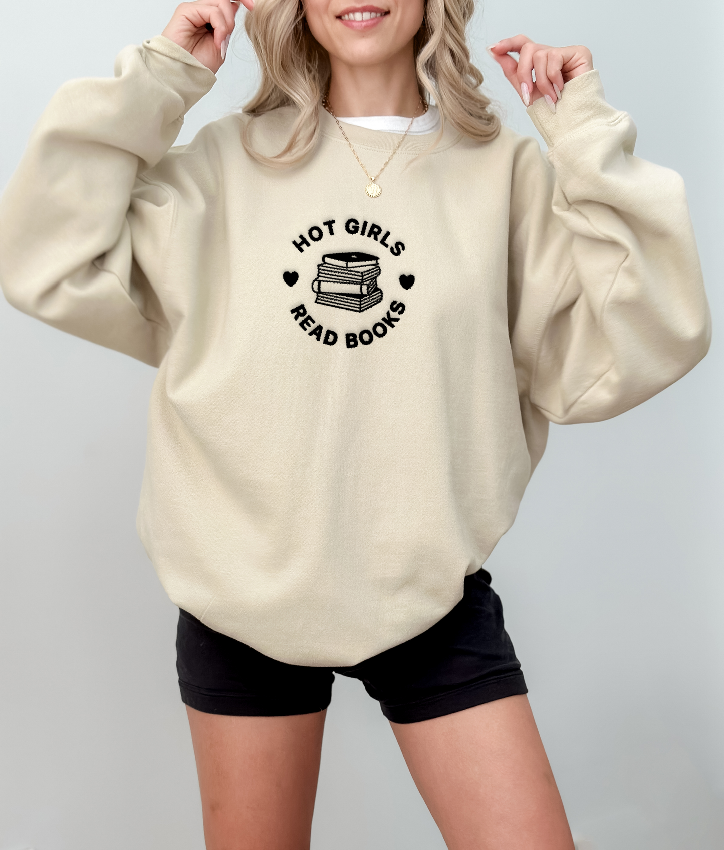 Hot Girls Read Books Sweatshirt