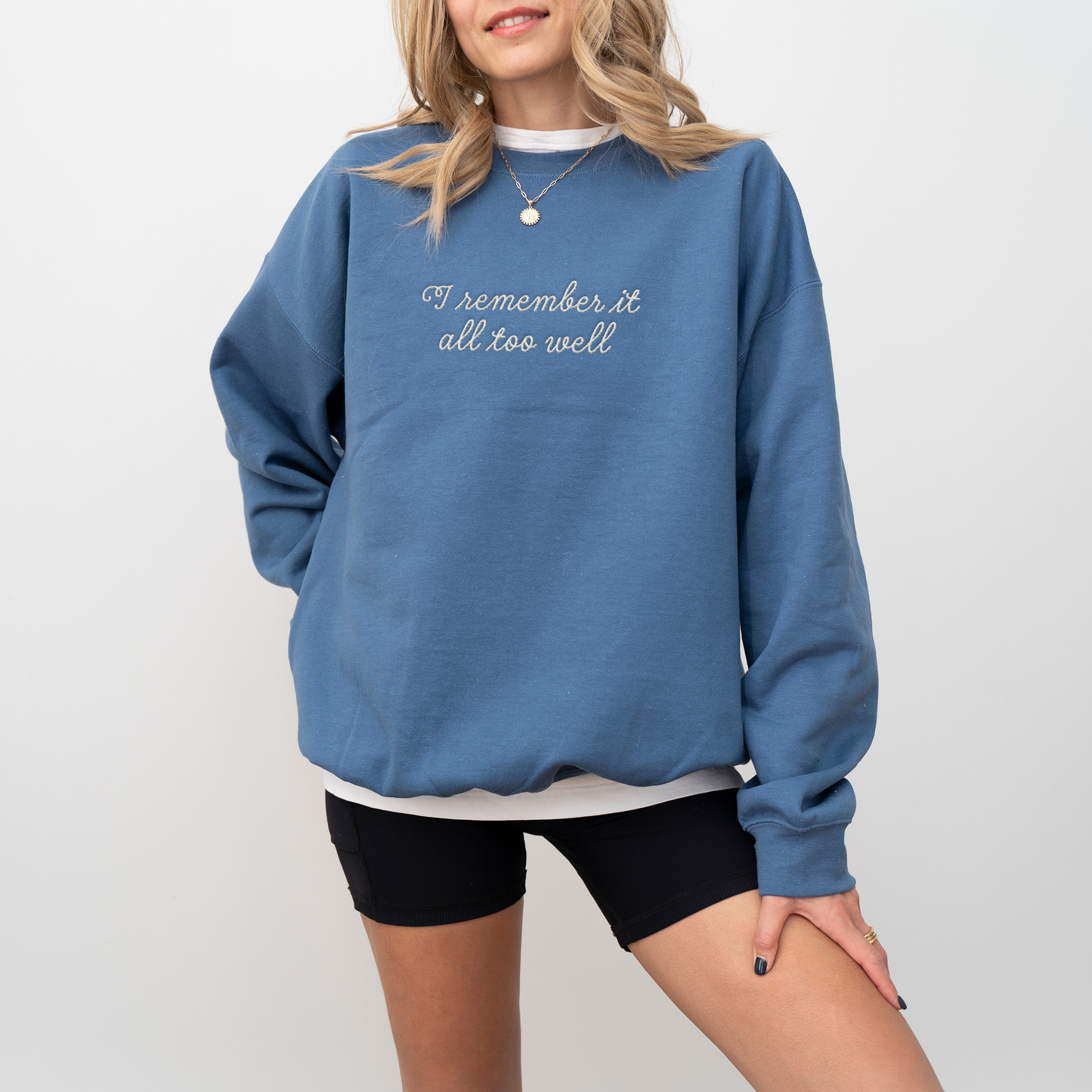I Remember It All Too Well Taylor Swift Embroidered Sweatshirt