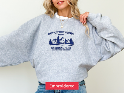 Out Of The Woods Taylor Swift Embroidered Sweatshirt