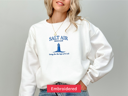 Salt Air Beach Club Embroidered Sweatshirt