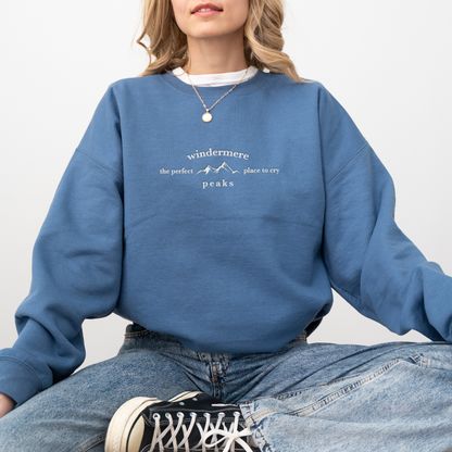 Windermere Peaks Taylor Swift Inspired Embroidered Sweatshirt