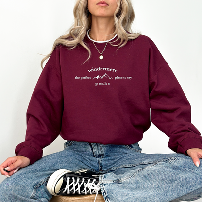 Windermere Peaks Taylor Swift Inspired Embroidered Sweatshirt